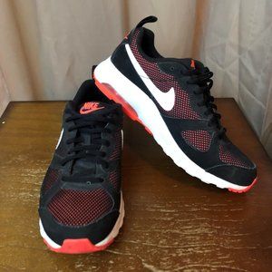 Black w/ Orange & White - Nike Air